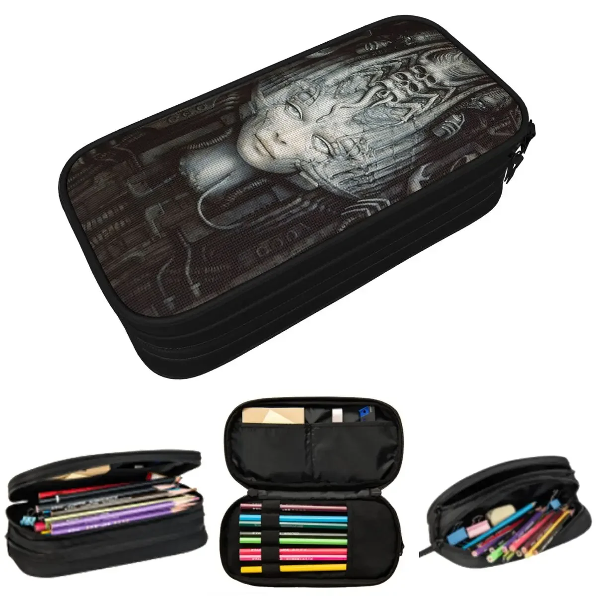 Hr Giger - Li - Painting Pencil Cases Large Storage Pen Bags Pen Box Pencil Pouch For Boys Girls Students Stationery School
Hr Giger - Li - Painting Pencil Cases Large Storage Pen Bags Pen Box Pencil Pouch For Boys Girls Students Stationery School