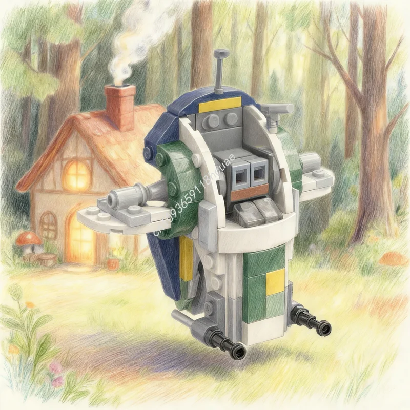 121pcs MOC Slave I Microfighter Star Battle Model Building Blocks Construction Idea Christmas Gifts Toys Creative Education
121pcs MOC Slave I Microfighter Star Battle Model Building Blocks Construction Idea Christmas Gifts Toys Creative Education