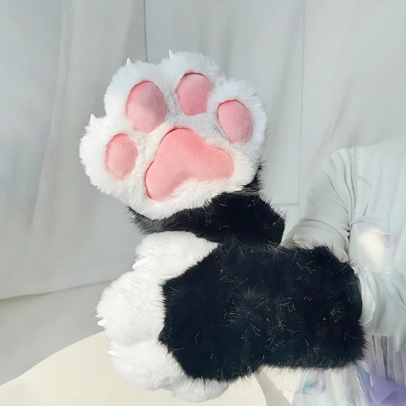 Kawaii Cartoon Cosplay Costume Gloves Furry Fursuit Kigurumi Plush Cat Paw Gloves Squeaky Kig Warm Cosplay Props Gifts
Kawaii Cartoon Cosplay Costume Gloves Furry Fursuit Kigurumi Plush Cat Paw Gloves Squeaky Kig Warm Cosplay Props Gifts