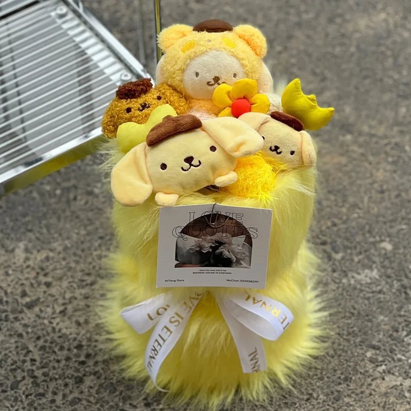 Sanrio Pom Pom Purin Cinnamoroll Plush Bouquets Flowers Kawaii Room Decor Cartoon Anime Valentine'S Day Graduation Birthday Gift
Sanrio Pom Pom Purin Cinnamoroll Plush Bouquets Flowers Kawaii Room Decor Cartoon Anime Valentine'S Day Graduation Birthday Gift