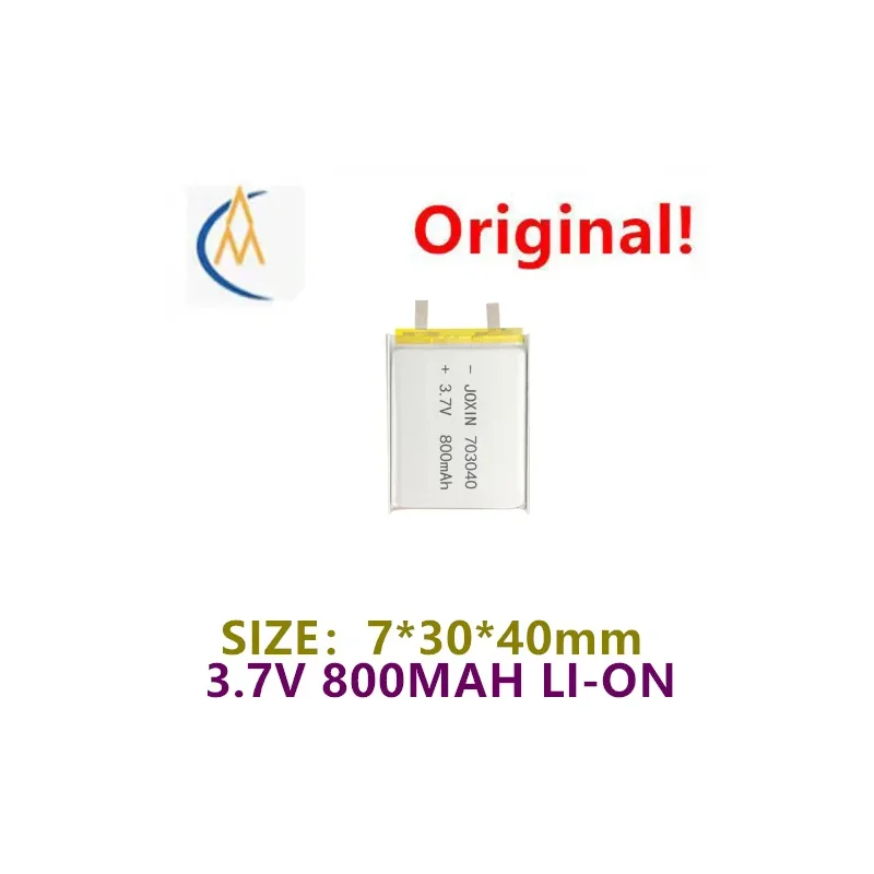 703040 polymer lithium battery 800mAh pair of ear bluetooth headset battery 3.7v rechargeable battery in stock
703040 polymer lithium battery 800mAh pair of ear bluetooth headset battery 3.7v rechargeable battery in stock