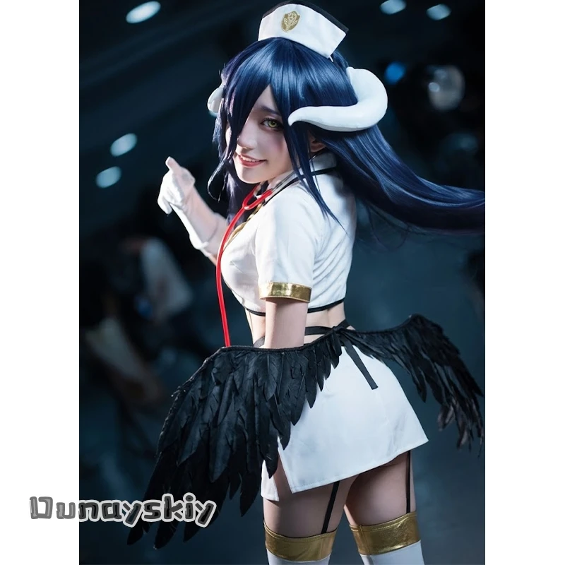 Hemera@OVERLORD Albedo Nurse Cosplay Costume Anime Game Character Outfit Women Halloween Party Dress Up Uniform With Accessories
Hemera@OVERLORD Albedo Nurse Cosplay Costume Anime Game Character Outfit Women Halloween Party Dress Up Uniform With Accessories