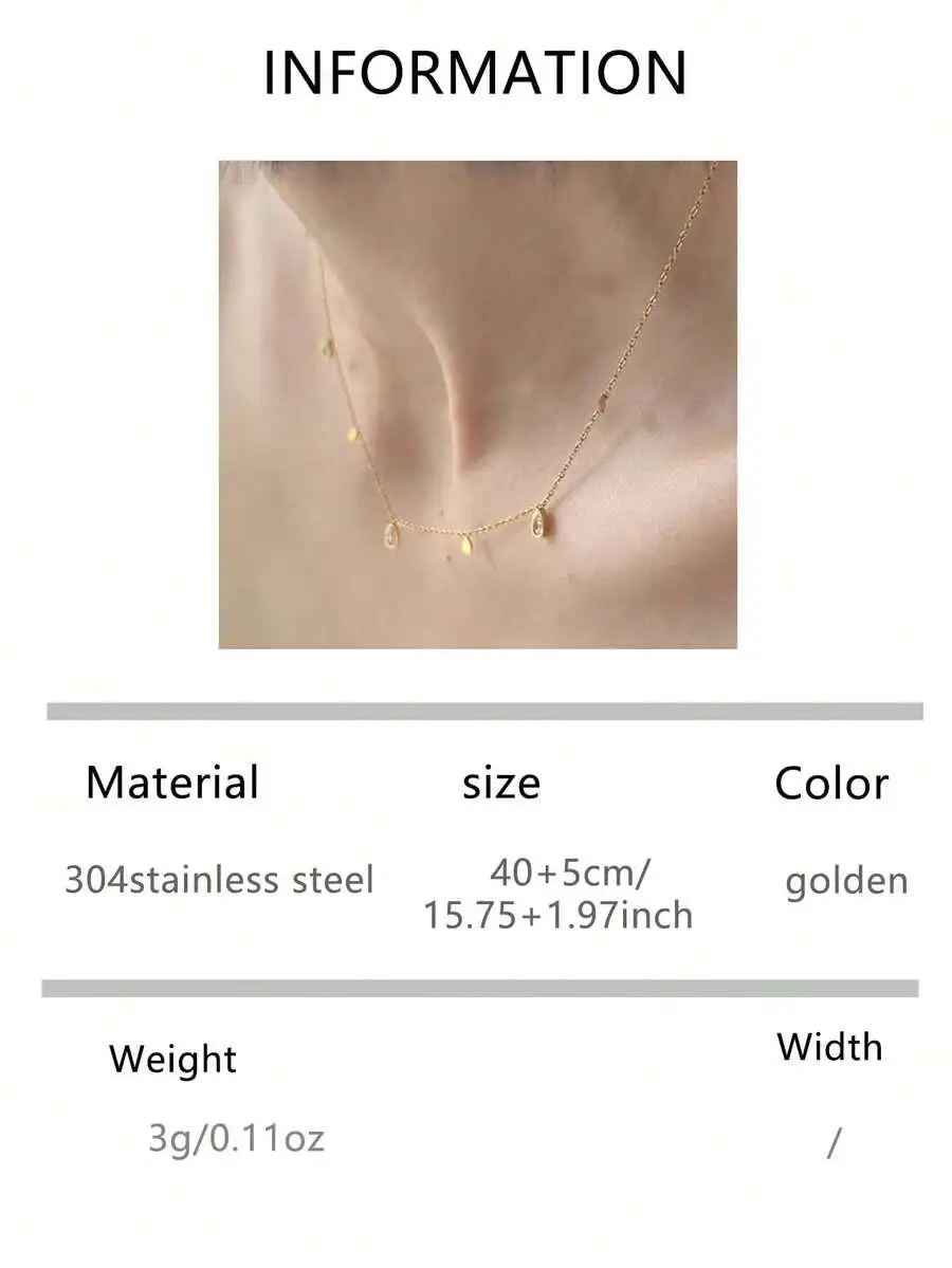 Fashion Stainless Steel Multi-Pendant Necklace With Sparkling Beads For Women
Fashion Stainless Steel Multi-Pendant Necklace With Sparkling Beads For Women