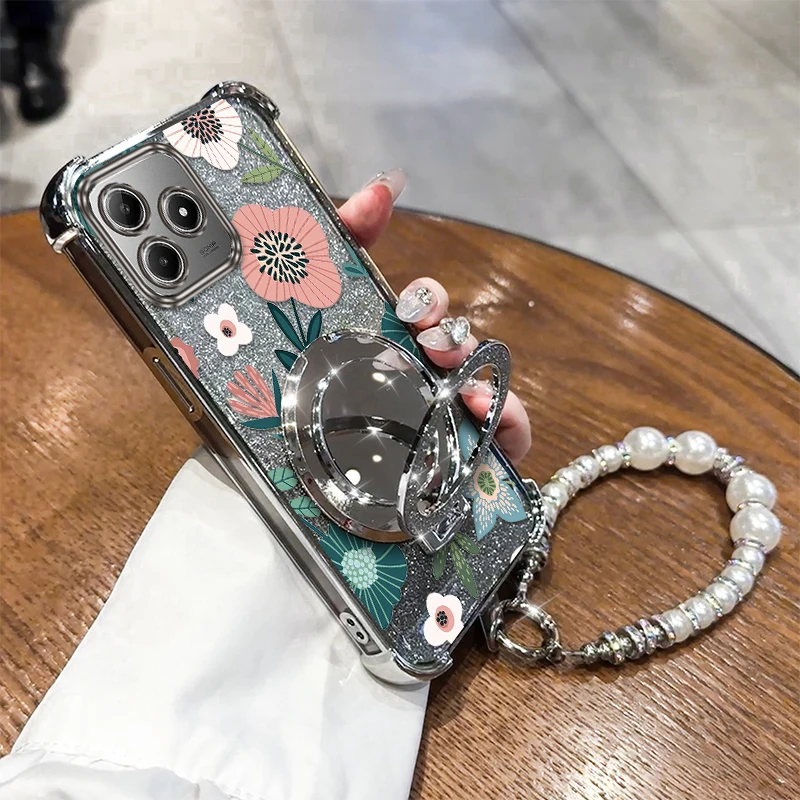 C61 Чехол-держатель браслета с цветным цветочным покрытием для Realme C61 C51 C75 N63 C35 C63 Narzo Note 50 N55 Cover
C61 Чехол-держатель браслета с цветным цветочным покрытием для Realme C61 C51 C75 N63 C35 C63 Narzo Note 50 N55 Cover