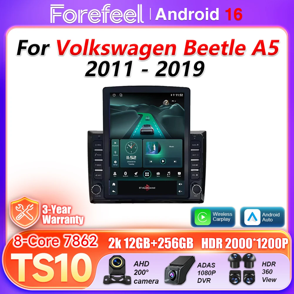 Android Auto Carplay Car Radio For Volkswagen Beetle A5 2011 2012 2013 2014 2015 2016 2017 2018 2019 Multimedia Player 2Din Wifi
Android Auto Carplay Car Radio For Volkswagen Beetle A5 2011 2012 2013 2014 2015 2016 2017 2018 2019 Multimedia Player 2Din Wifi