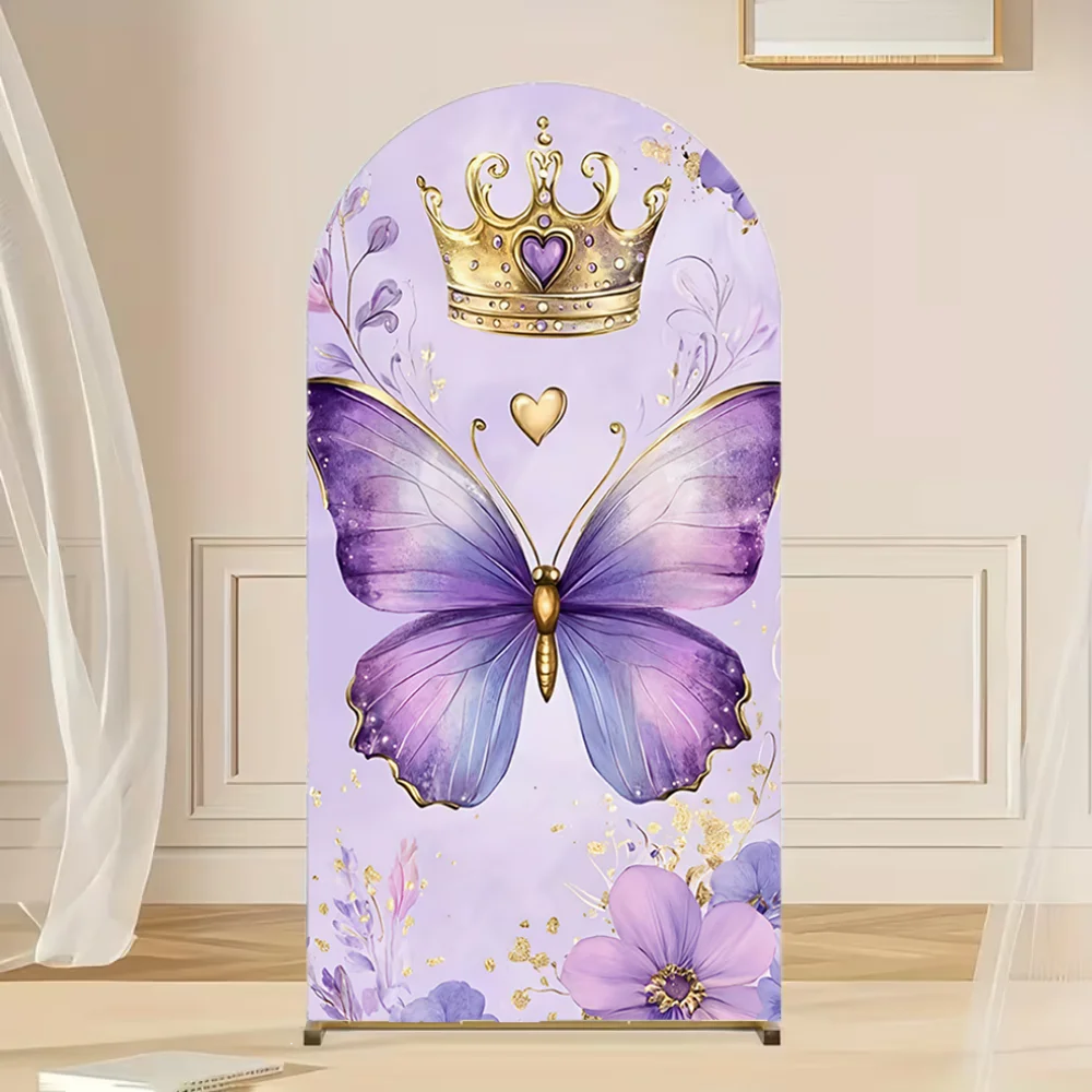 Flowers Butterfly Arch Cover Background for Sweet Girls Birthday Party Crown Dress Queen Princess Arched Backdrop
Flowers Butterfly Arch Cover Background for Sweet Girls Birthday Party Crown Dress Queen Princess Arched Backdrop