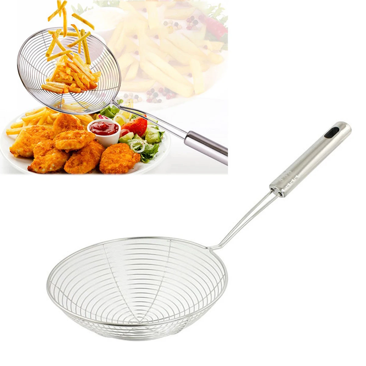 1pc fine mesh filter high-quality stainless steel filter bowl filter Kitchen Strainer Baking Cooking Tool
1pc fine mesh filter high-quality stainless steel filter bowl filter Kitchen Strainer Baking Cooking Tool