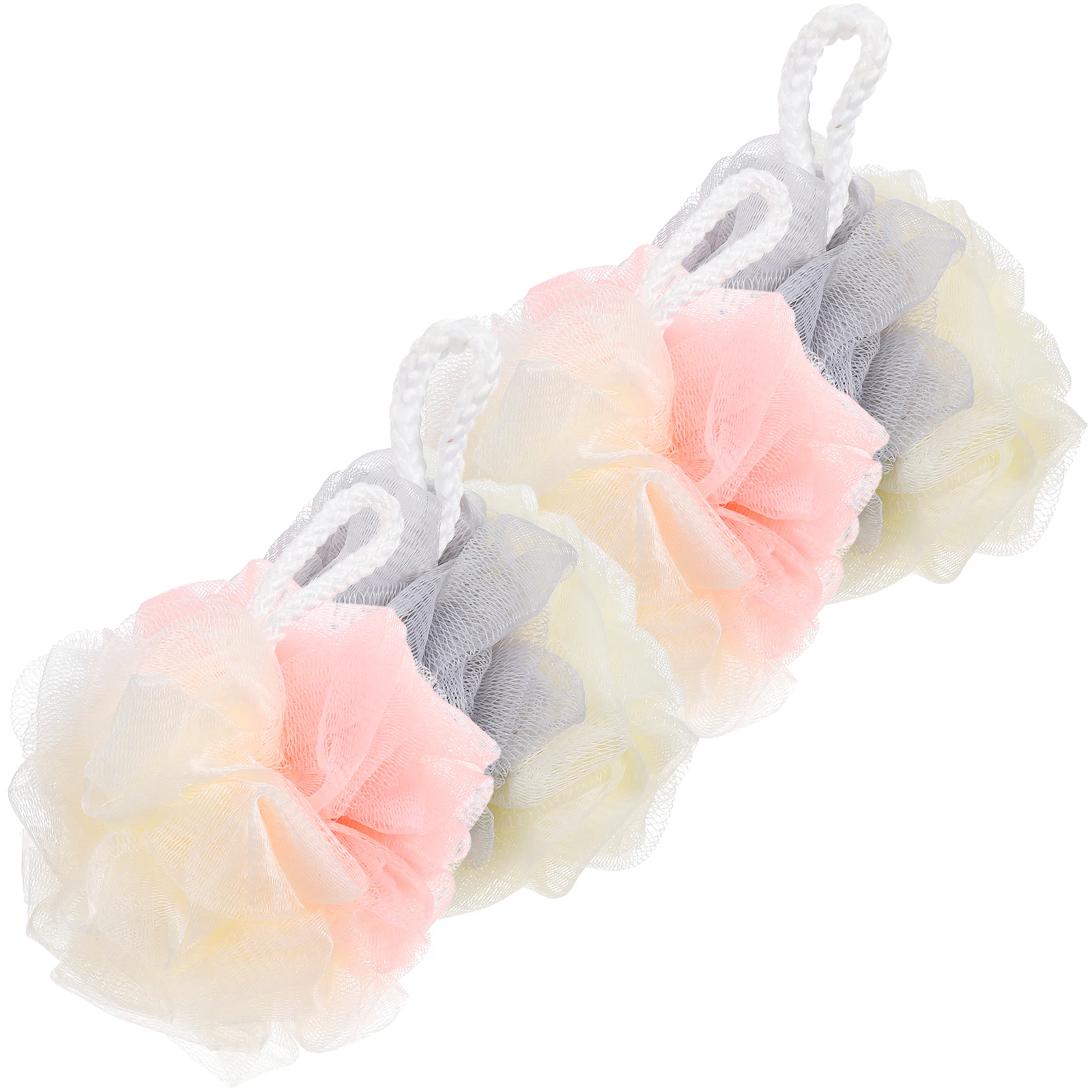 4pcs Bath Shower Loofah Two color Foaming Mesh Ball 50mm Pink Gray Peach Bathing Accessories Exfoliating Body Sponge Durable
4pcs Bath Shower Loofah Two color Foaming Mesh Ball 50mm Pink Gray Peach Bathing Accessories Exfoliating Body Sponge Durable