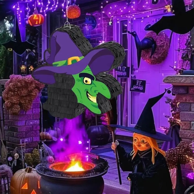 Handmade Halloween Witch Piñatas Candy Hitting Activity Durable Paper Party Decoration For Children Event 37JD
Handmade Halloween Witch Piñatas Candy Hitting Activity Durable Paper Party Decoration For Children Event 37JD