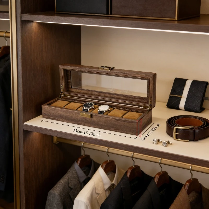 1Pc Vintage Wood Watch Box Multi-Layer Storage Wooden Texture Glasses Stand Jewelry Display Organizer
1Pc Vintage Wood Watch Box Multi-Layer Storage Wooden Texture Glasses Stand Jewelry Display Organizer