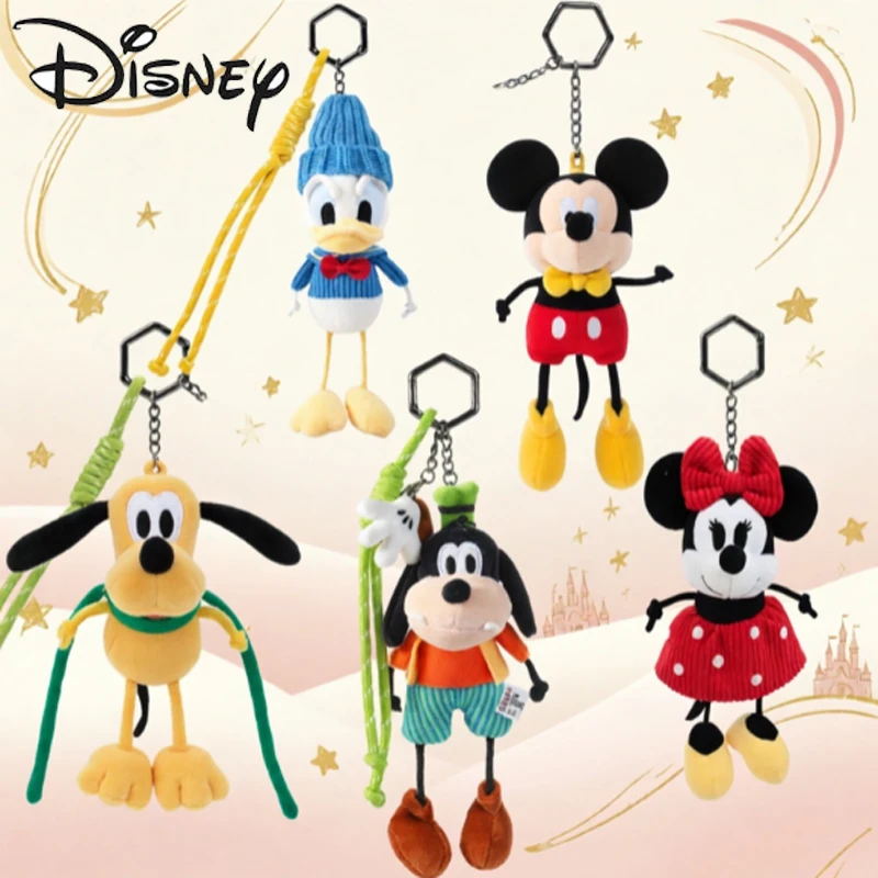 Новая оригинальная плюшевая игрушка-брелок Disney Микки и Гуфи, съемная кукла для девочек, кавайная подвеска на молнию для рюкзака, игрушка-кукла на шнурке
Новая оригинальная плюшевая игрушка-брелок Disney Микки и Гуфи, съемная кукла для девочек, кавайная подвеска на молнию для рюкзака, игрушка-кукла на шнурке