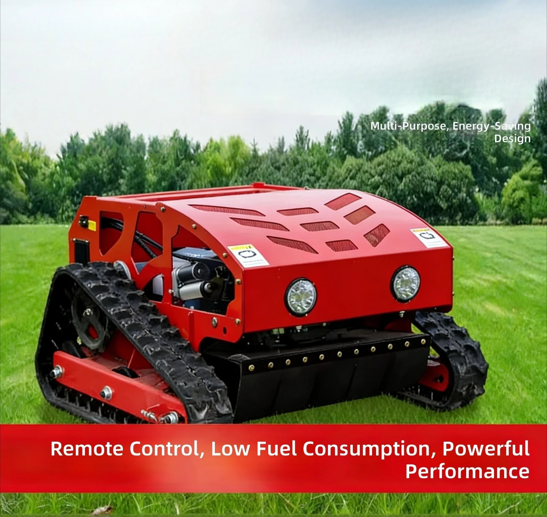 Crawler lawn mower, nursery lawn mower, wireless remote control and remote operation lawn mower
Crawler lawn mower, nursery lawn mower, wireless remote control and remote operation lawn mower