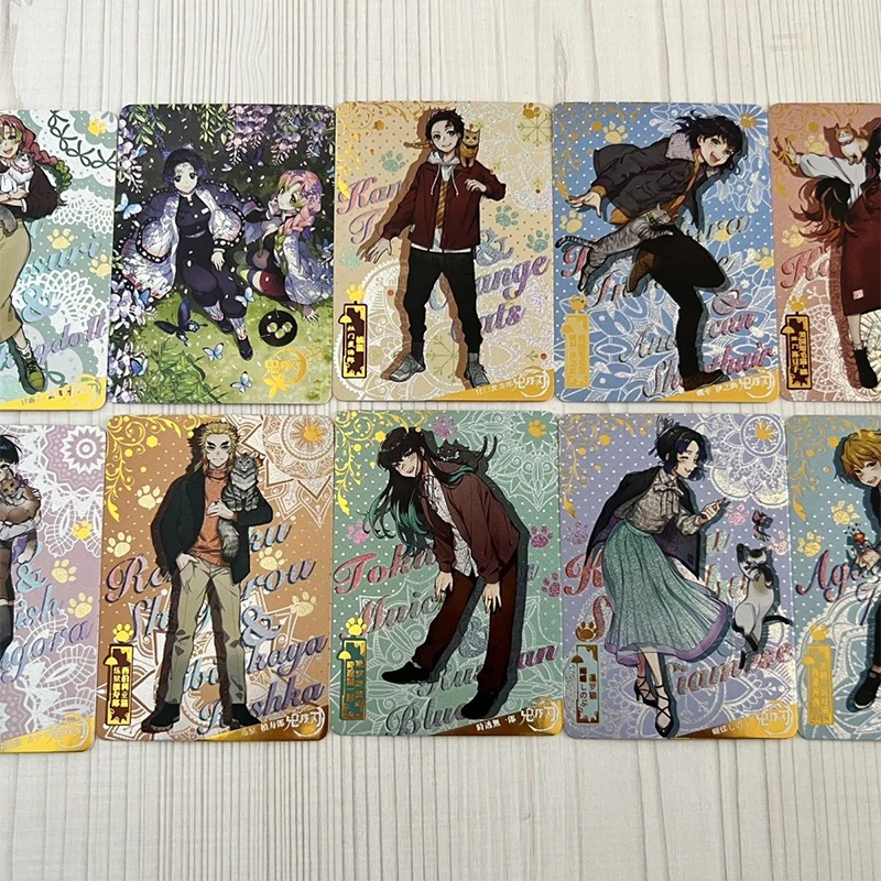 Anime Demon Slayer Kochou Shinobu Kanroji Mitsuri Tokitou Muichirou Collection Cards Christmas Birthday Gifts Children's Toys
Anime Demon Slayer Kochou Shinobu Kanroji Mitsuri Tokitou Muichirou Collection Cards Christmas Birthday Gifts Children's Toys