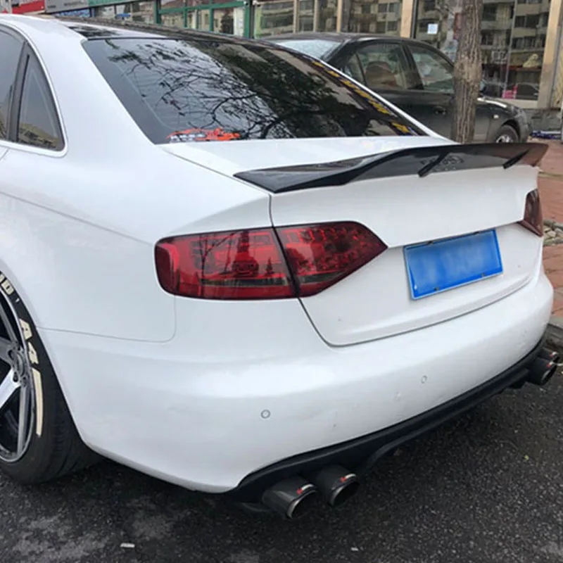 CEYUSOT For Real Carbon Fiber Car Spoiler Accessories Audi A4 B8 Sedan Trunk Rear Lip Black Tail Wing Auto Parts Refit 2008-2012
CEYUSOT For Real Carbon Fiber Car Spoiler Accessories Audi A4 B8 Sedan Trunk Rear Lip Black Tail Wing Auto Parts Refit 2008-2012