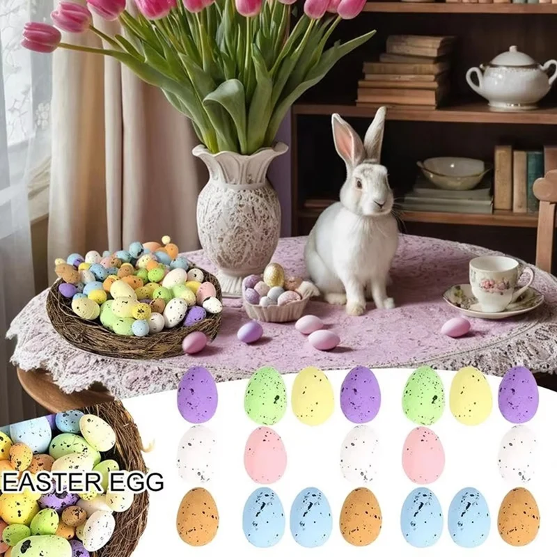 Faux Foam Easter Eggs Foam Miniature Easter Decorative 100X Artificial Easter Bird Eggs Foam Ornaments For Easter
Faux Foam Easter Eggs Foam Miniature Easter Decorative 100X Artificial Easter Bird Eggs Foam Ornaments For Easter