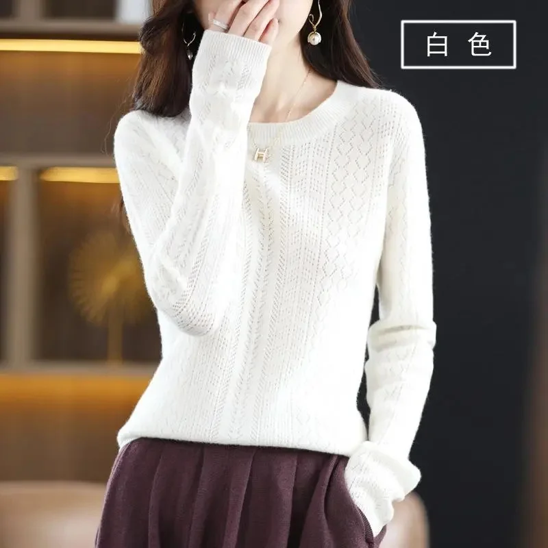 Autumn And Winter New Women's Solid Color Round Neck Sweater Pullover Fashion Long-sleeved Knitted Bottoming Shirt Women's Top
Autumn And Winter New Women's Solid Color Round Neck Sweater Pullover Fashion Long-sleeved Knitted Bottoming Shirt Women's Top