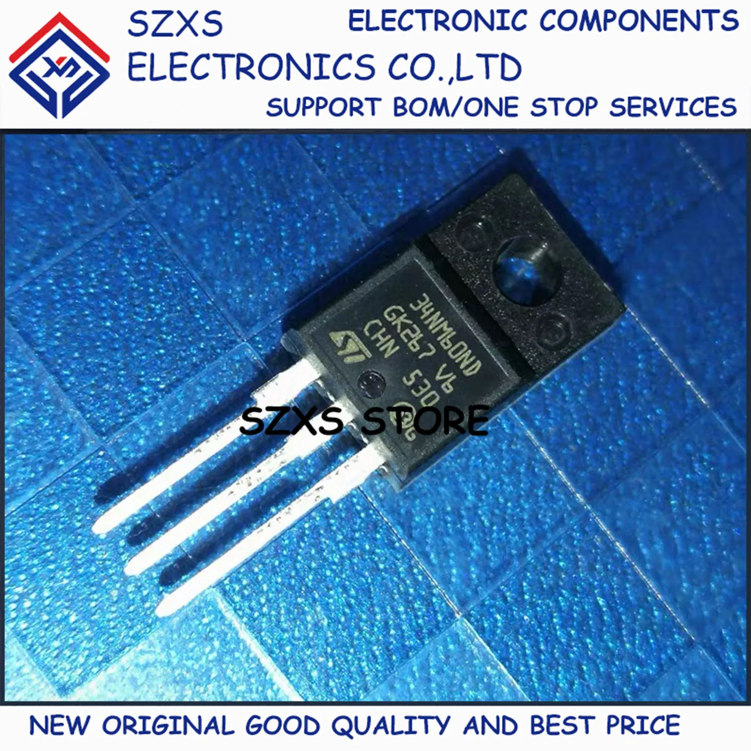 New Original 10Pcs 34NM60ND STF34NM60ND TO-220F 600V 29A MOSFET Field-Effect Transistor In Stock Good Quality
New Original 10Pcs 34NM60ND STF34NM60ND TO-220F 600V 29A MOSFET Field-Effect Transistor In Stock Good Quality