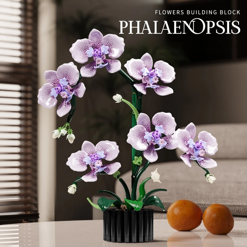 Креативный конструктор «Орхидея Фаленопсис»: Букет из строительных блоков, Вечный цветок, Сборные кирпичики, Подарок на День святого Валентина для женщин и девушек
Креативный конструктор «Орхидея Фаленопсис»: Букет из строительных блоков, Вечный цветок, Сборные кирпичики, Подарок на День святого Валентина для женщин и девушек