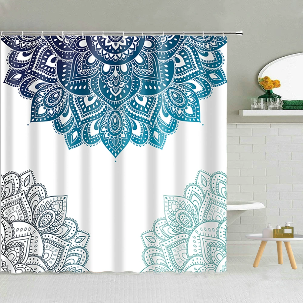 Luxury Geometric Pattern Shower Curtain 3D Mandala National Customs Flowers Polyester Fabric Bathroom Hanging Curtains Washable
Luxury Geometric Pattern Shower Curtain 3D Mandala National Customs Flowers Polyester Fabric Bathroom Hanging Curtains Washable