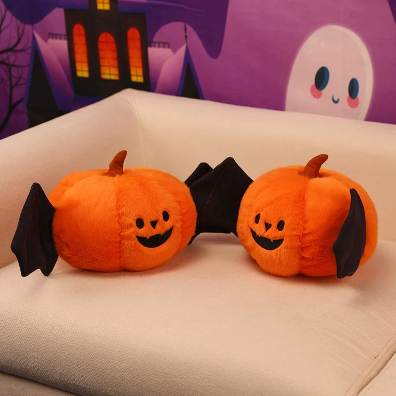 Halloween Themed Pumpkin Plush Toy Two Styles Bat Wing Short Leg Jack-o-lantern Doll Fluffy Stuffed for gifts.
Halloween Themed Pumpkin Plush Toy Two Styles Bat Wing Short Leg Jack-o-lantern Doll Fluffy Stuffed for gifts.