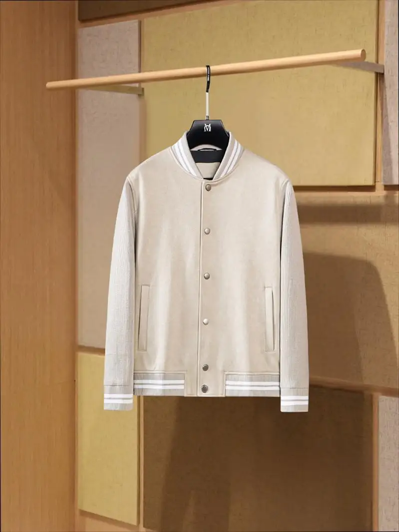 Men's Faion Suede Knitted Patchwork Design Baseball Collar Jaet Autumn Winter Versatile Outerwear Comfortable Fit Long Sl...
Men's Faion Suede Knitted Patchwork Design Baseball Collar Jaet Autumn Winter Versatile Outerwear Comfortable Fit Long Sl...