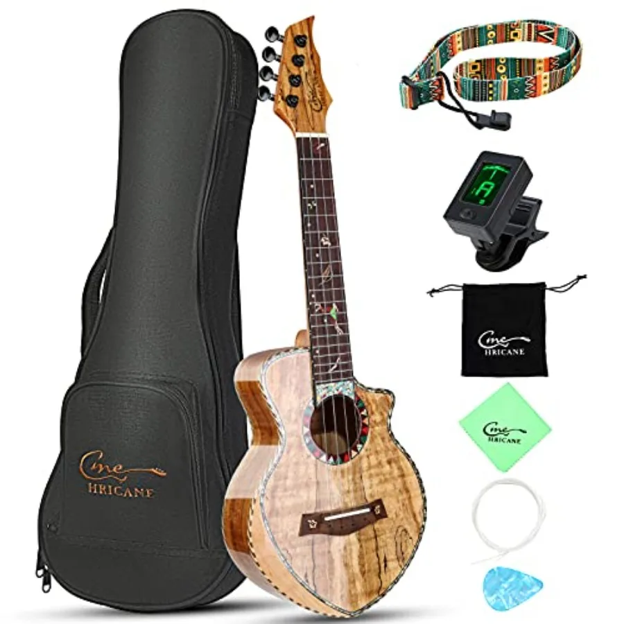 Ukulele 23 inch UKS-2 for beginners, sapele wood, natural color, includes case and string set
Ukulele 23 inch UKS-2 for beginners, sapele wood, natural color, includes case and string set