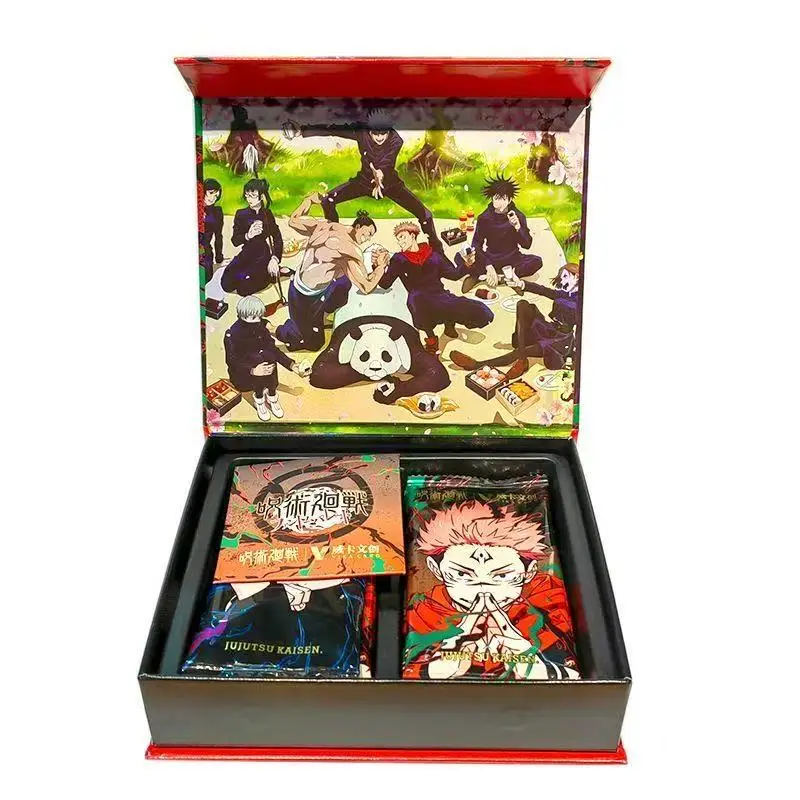 Jujutsu Kaisen Collection Cards Fantasy Action Battle Anime Ryomen Sukuna Character Cards Children's Favorite Christmas Gifts
Jujutsu Kaisen Collection Cards Fantasy Action Battle Anime Ryomen Sukuna Character Cards Children's Favorite Christmas Gifts