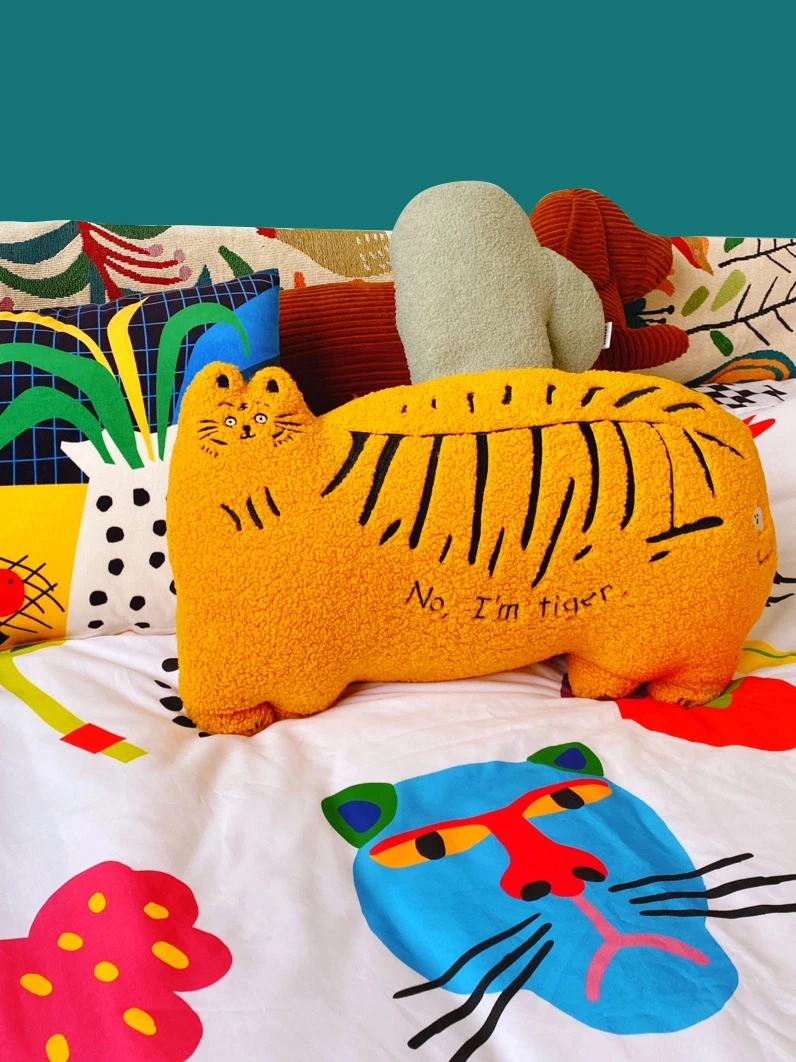 Uodycoco Lucky Tiger Year Office Sofa Pillow Cute Gift Plush Material Irregular Shape Living Room Polyester Fiber Filled
Uodycoco Lucky Tiger Year Office Sofa Pillow Cute Gift Plush Material Irregular Shape Living Room Polyester Fiber Filled