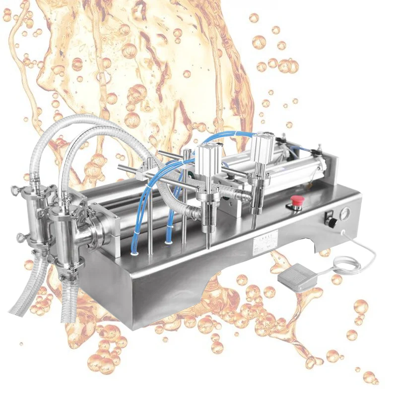 Liquid Dedicated Horizontal Double Head Filling Machine Commercial Soy Sauce Vinegar Quantitative Filler Machine
Liquid Dedicated Horizontal Double Head Filling Machine Commercial Soy Sauce Vinegar Quantitative Filler Machine