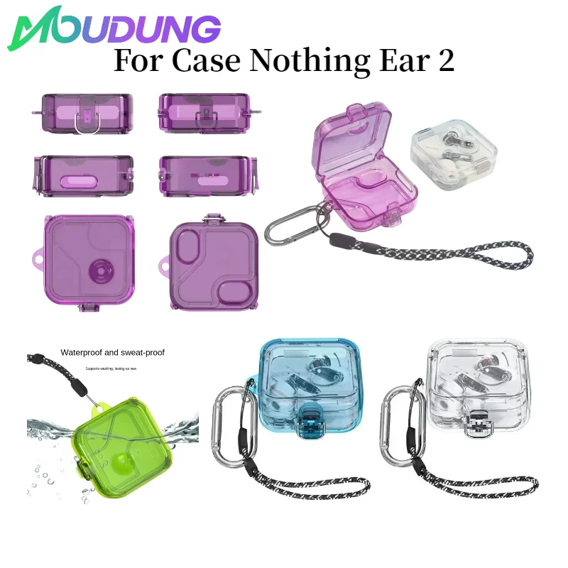 MOUDUNG Headphone Case Accessories For Nothing Ear 2 Wireless Earphone Waterproof Protective Cover Headset Earbuds Case
MOUDUNG Headphone Case Accessories For Nothing Ear 2 Wireless Earphone Waterproof Protective Cover Headset Earbuds Case