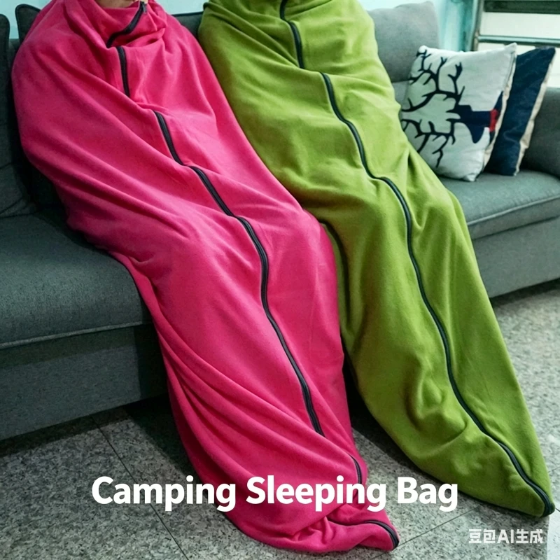 Outdoor fleece sleeping bag, camping travel liner, warm insulation, seasonal camping nap, knee blanket, dirt proof sleeping bag
Outdoor fleece sleeping bag, camping travel liner, warm insulation, seasonal camping nap, knee blanket, dirt proof sleeping bag