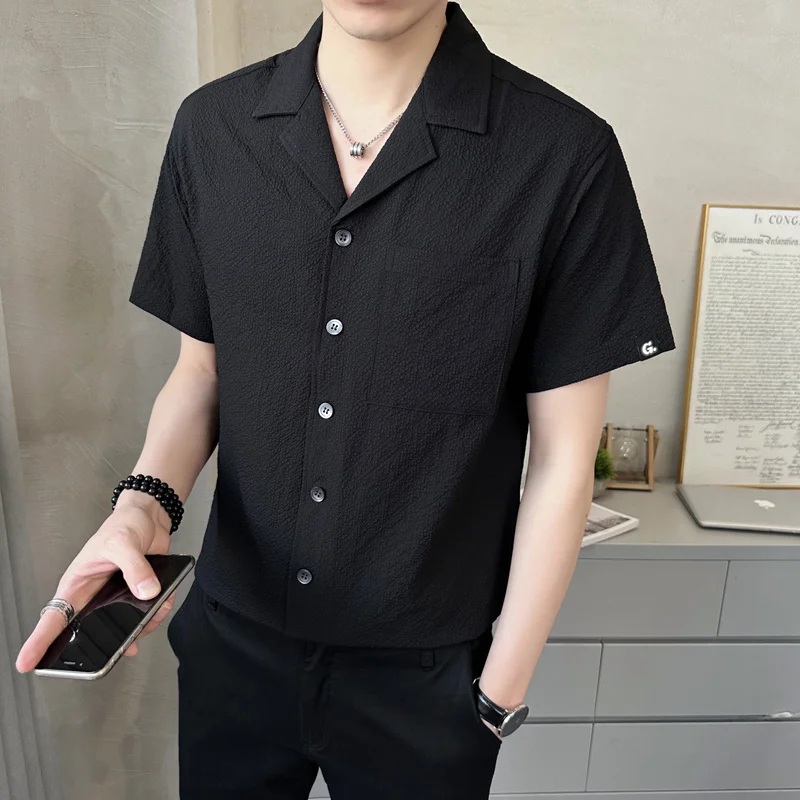 Trendy Men's Short Sleeve Shirt Summer 2026 Relaxed Fit Lightweight Casual Stylish Everyday Wear
Trendy Men's Short Sleeve Shirt Summer 2026 Relaxed Fit Lightweight Casual Stylish Everyday Wear