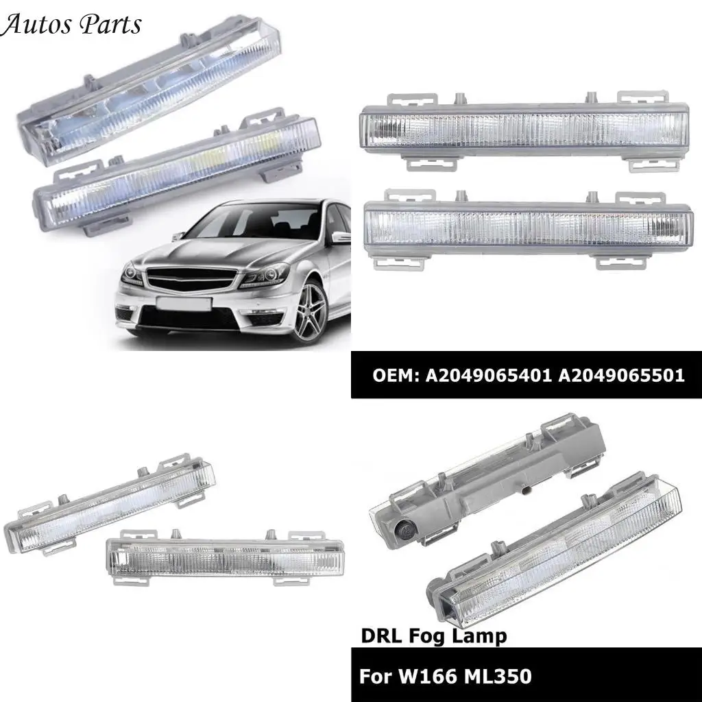 57BA 1 Pair 2049065401 DRL Fog Lamp Front Daytime Running Light for ML400 ML500
57BA 1 Pair 2049065401 DRL Fog Lamp Front Daytime Running Light for ML400 ML500
