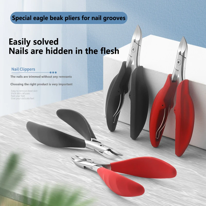 High-quality nail clippers, nail keratin layer nail clippers, stainless steel eagle-beak tip cutting dead skin nail tools
High-quality nail clippers, nail keratin layer nail clippers, stainless steel eagle-beak tip cutting dead skin nail tools