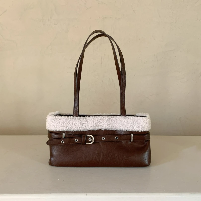 Женская текстурированная повседневная сумка на плечо, пушистая простая и универсальная сумка через плечо с ручкой, новый дизайн, роскошная сумка для покупок
Женская текстурированная повседневная сумка на плечо, пушистая простая и универсальная сумка через плечо с ручкой, новый дизайн, роскошная сумка для покупок