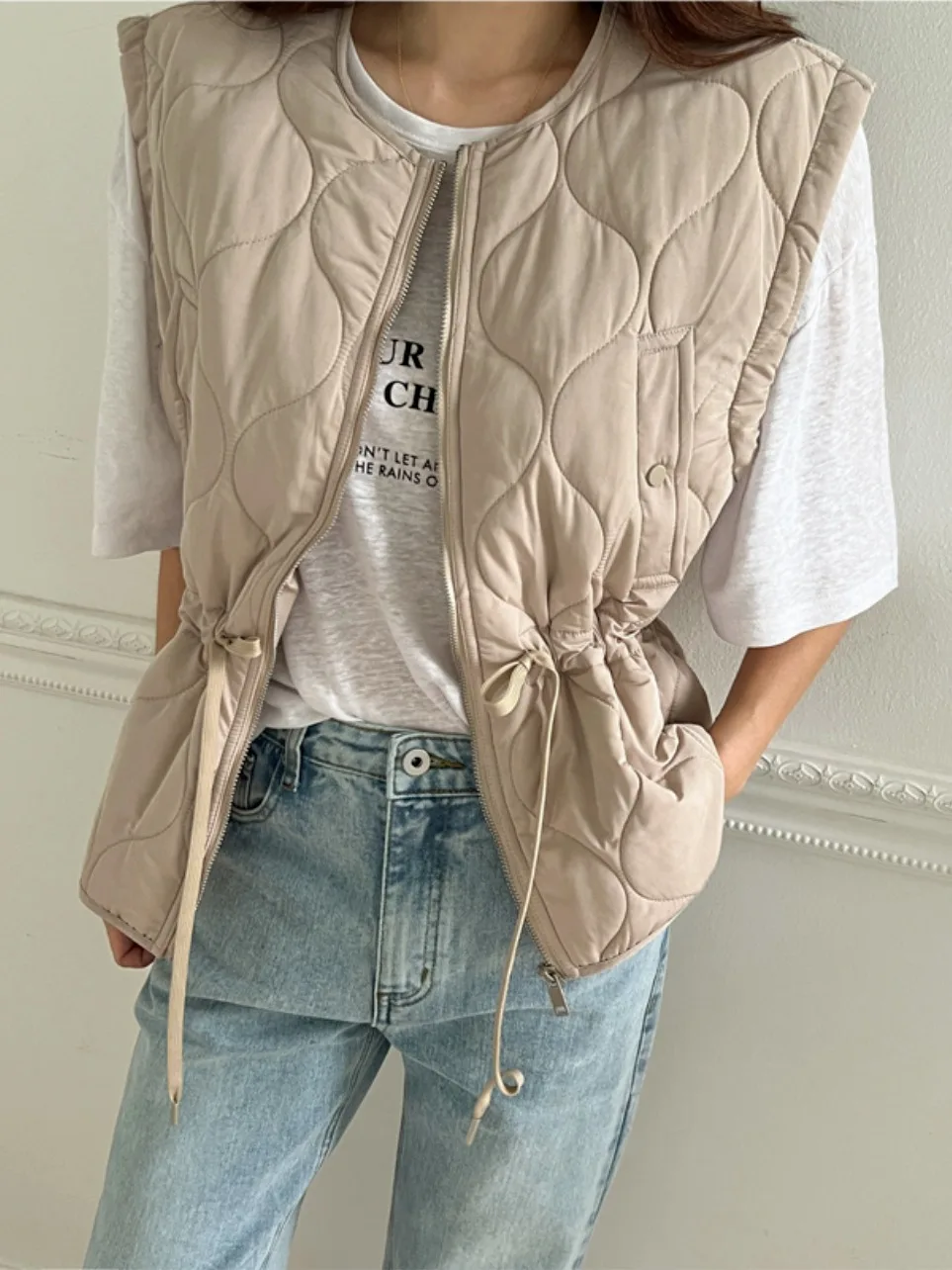 Early Autumn Embroidered Gourd Dstring Casual Warm Svel Cotton Vest Faionable round Ne Zipper Closure Women's Sw...
Early Autumn Embroidered Gourd Dstring Casual Warm Svel Cotton Vest Faionable round Ne Zipper Closure Women's Sw...