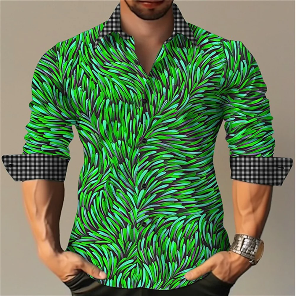 2023 New Men's Creative Geometric Pattern Long Sleeve Shirt Comfortable Luxury Soft High Quality Material Plus Size Street Top
2023 New Men's Creative Geometric Pattern Long Sleeve Shirt Comfortable Luxury Soft High Quality Material Plus Size Street Top