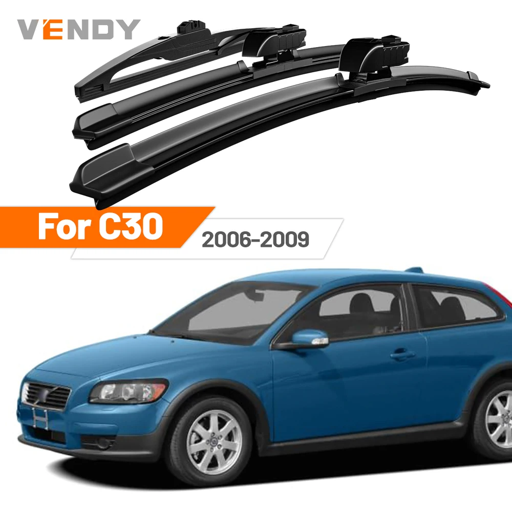 For Volvo C30 2006-2009 2007 2008 Front & Rear Windshield Wiper Blades Windscreen Wipers Set Accessories
For Volvo C30 2006-2009 2007 2008 Front & Rear Windshield Wiper Blades Windscreen Wipers Set Accessories