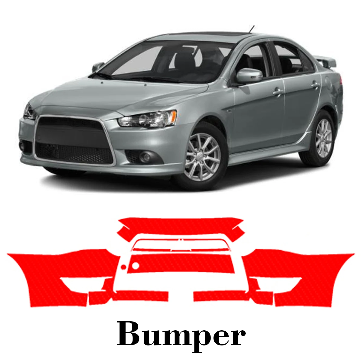 Car Precut Paint Protection Film Front Bumper Anti-scratch Exterior TPU PPF For Mitsubishi Lancer 2008-2015
Car Precut Paint Protection Film Front Bumper Anti-scratch Exterior TPU PPF For Mitsubishi Lancer 2008-2015