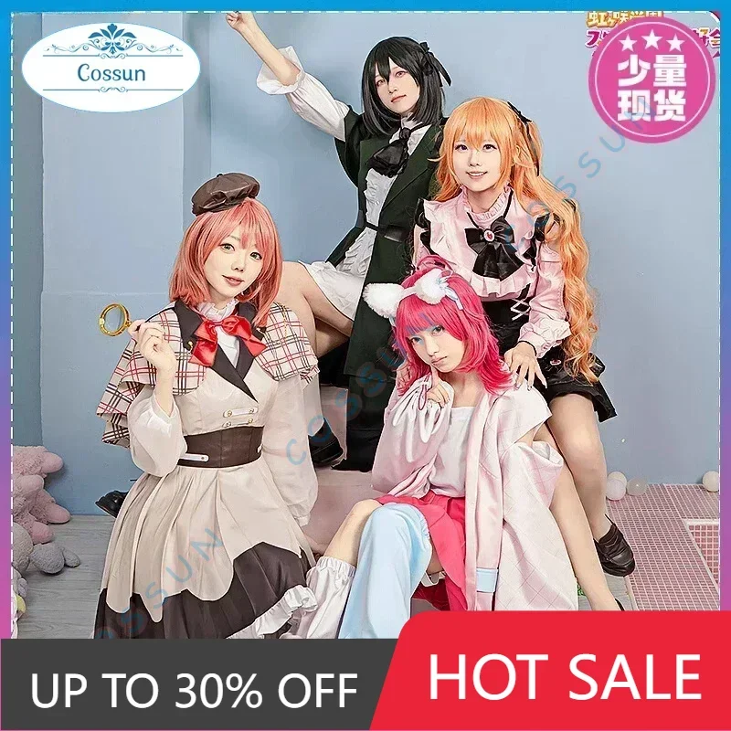 COSSUN Lovelive Nijigasaki High School Cosplay Dress Konoe Kanata Mifune Shioriko Uehara Ayumu Tennouji Rina Косплей Костюм Пар
COSSUN Lovelive Nijigasaki High School Cosplay Dress Konoe Kanata Mifune Shioriko Uehara Ayumu Tennouji Rina Косплей Костюм Пар