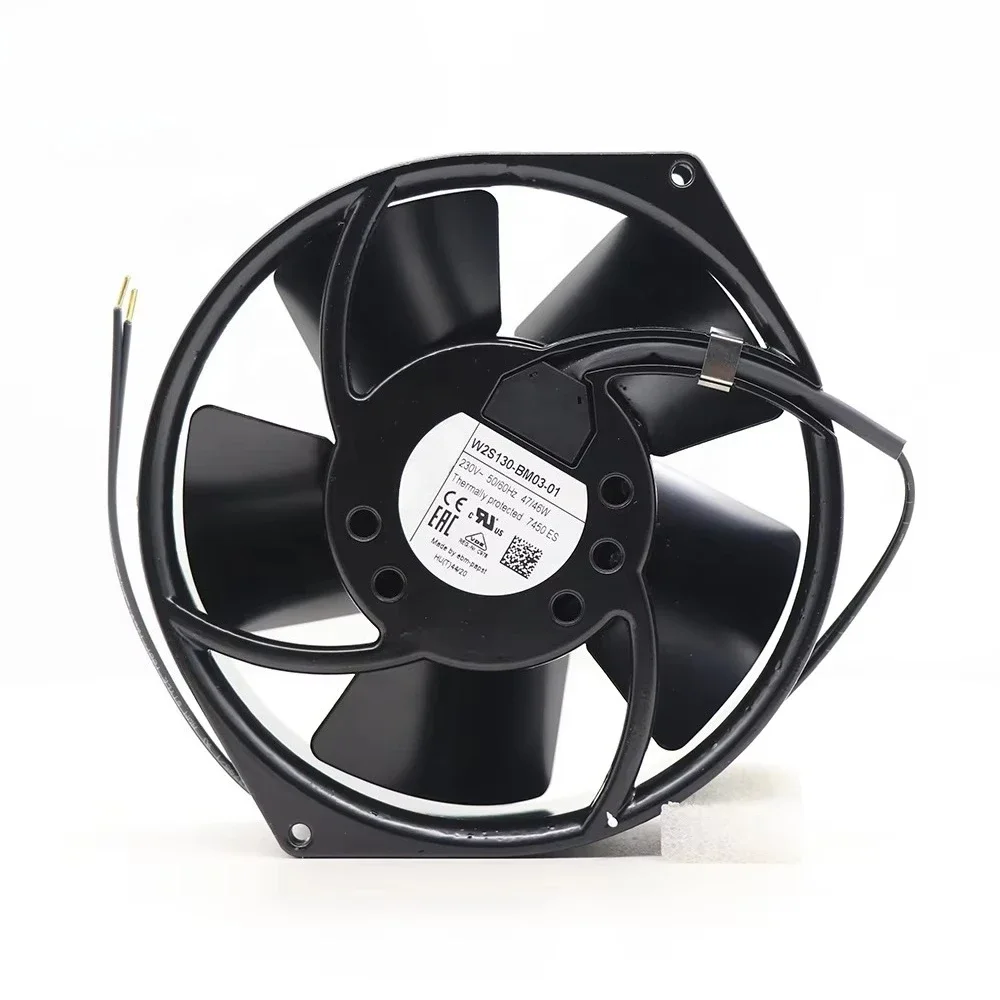 W2S130-BM03-01 230V AC 47W 230CFM High Temperature Resistant Control Cabinet Axial Cooling Fan UF-15KMR23BWHF
W2S130-BM03-01 230V AC 47W 230CFM High Temperature Resistant Control Cabinet Axial Cooling Fan UF-15KMR23BWHF