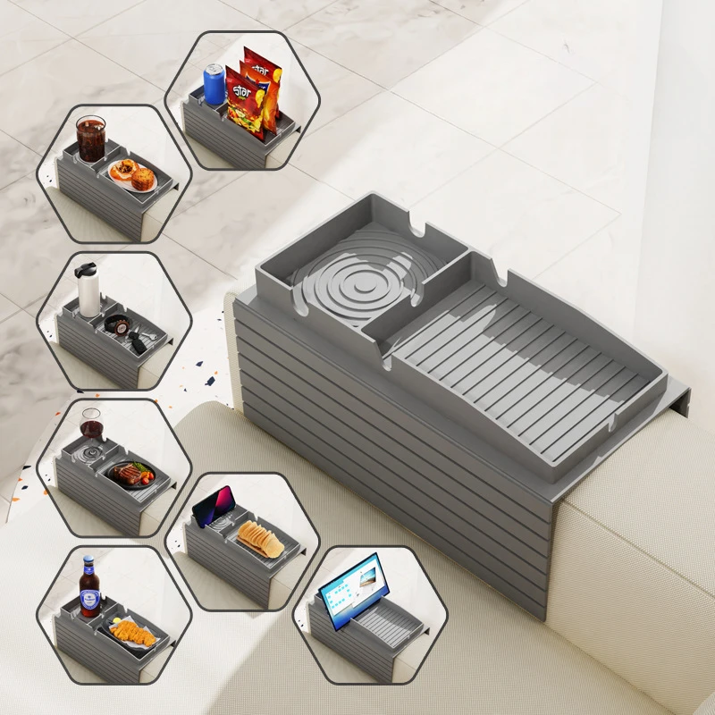 Multi-functional Home Storage Box Holder,Silicon Tray Cup Coaster,Portable Armrest Table for Sofa Beverage Coffee Mats
Multi-functional Home Storage Box Holder,Silicon Tray Cup Coaster,Portable Armrest Table for Sofa Beverage Coffee Mats