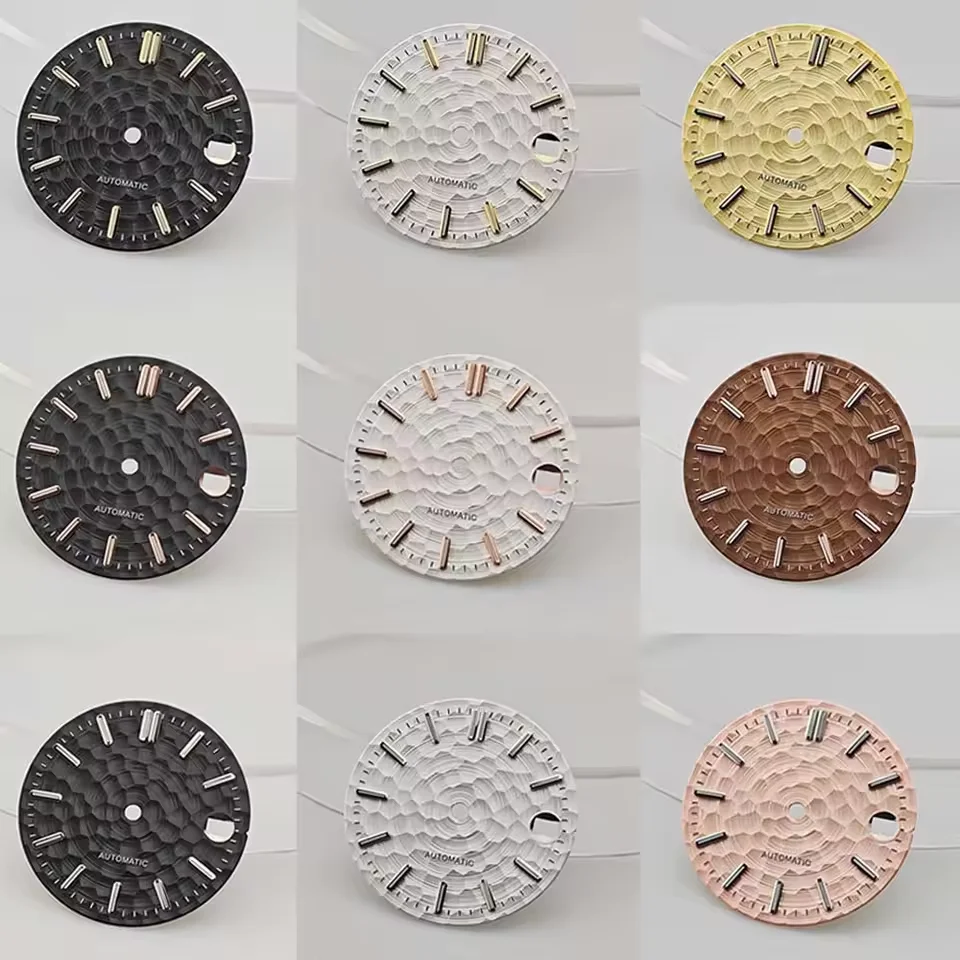 Циферблат для часов с текстурой сот, 28,5 мм, зеленый, светящийся, для модификации наручных часов, аксессуары для механизмов NH35 NH36
Циферблат для часов с текстурой сот, 28,5 мм, зеленый, светящийся, для модификации наручных часов, аксессуары для механизмов NH35 NH36