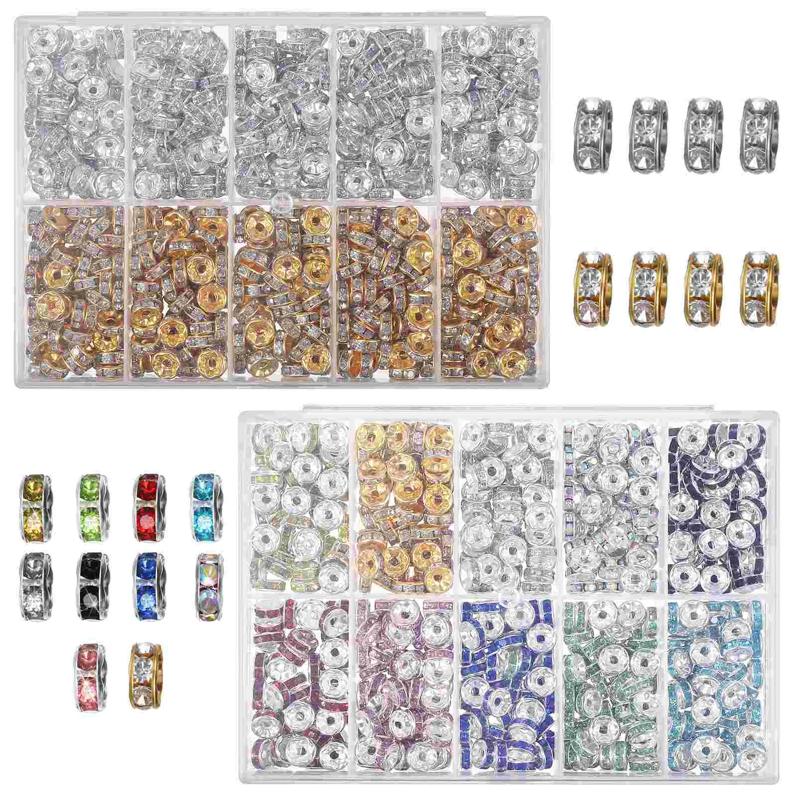 1400 Pcs Small Beads Colorful Rhinestones Jewelry Key Chain Metal Pearl for Making Pens
1400 Pcs Small Beads Colorful Rhinestones Jewelry Key Chain Metal Pearl for Making Pens