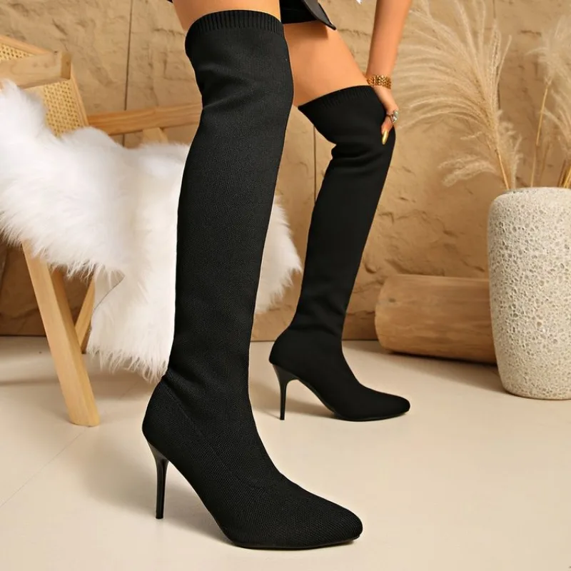 Women Boots Winter Black Over The Knee Boots 2026 New Comfort Lace Up Chunky High Heels Shoes Fashion Warm Suede Round Toe Boots
Women Boots Winter Black Over The Knee Boots 2026 New Comfort Lace Up Chunky High Heels Shoes Fashion Warm Suede Round Toe Boots