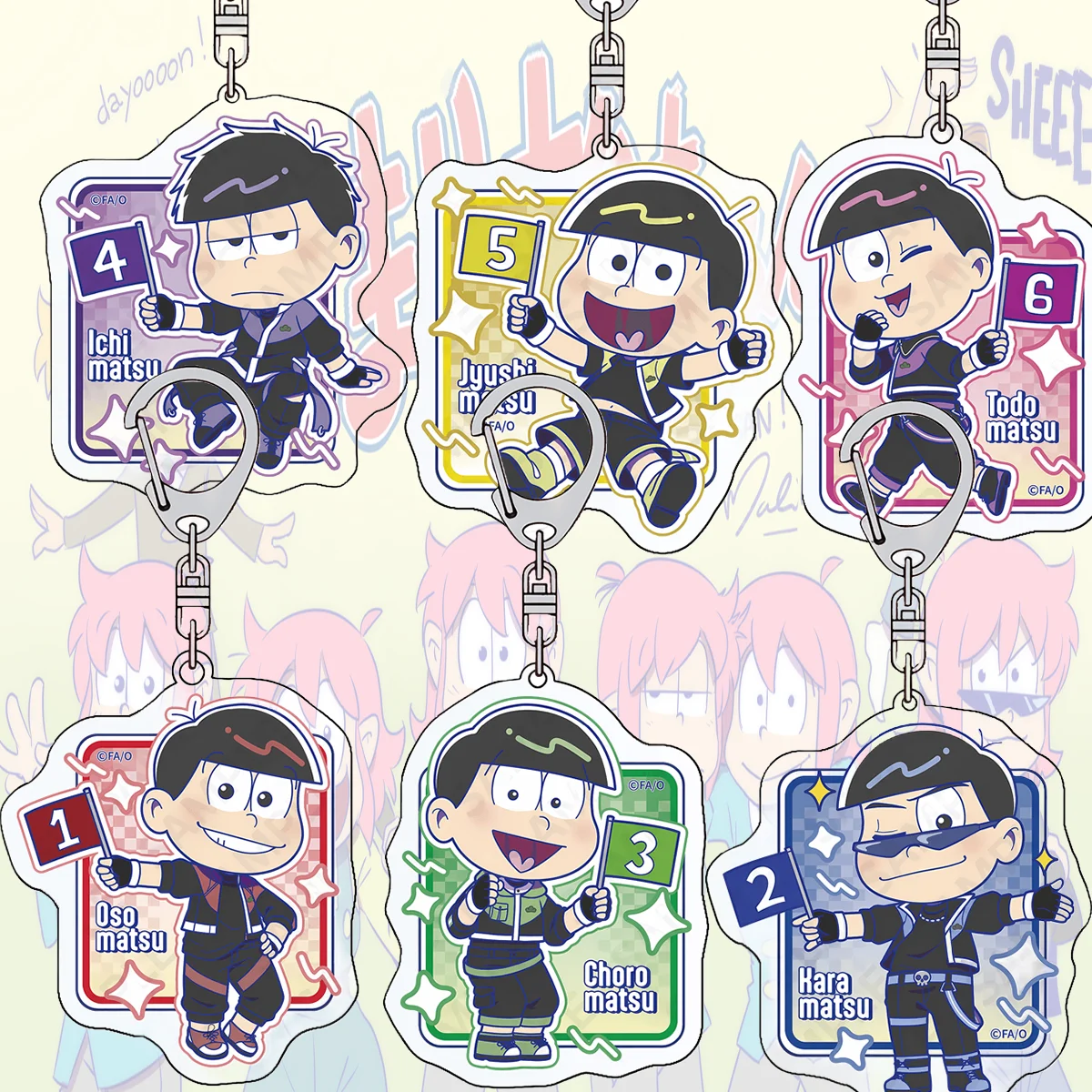 Osomatsu San 6cm Acrylic Keychain Iyami Chibita Anime Character Key Holder Bag Ornament Collection Gift for Fans
Osomatsu San 6cm Acrylic Keychain Iyami Chibita Anime Character Key Holder Bag Ornament Collection Gift for Fans