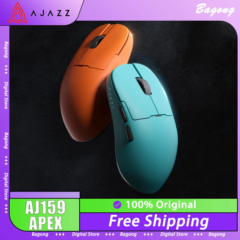 AJAZZ AJ159APEX Wireless Mouse Tri Mode PAW3950 Sensor 8K Low Latency Gaming Mouse Charge Base Lightweight 56g Pc Gamer Gift
AJAZZ AJ159APEX Wireless Mouse Tri Mode PAW3950 Sensor 8K Low Latency Gaming Mouse Charge Base Lightweight 56g Pc Gamer Gift