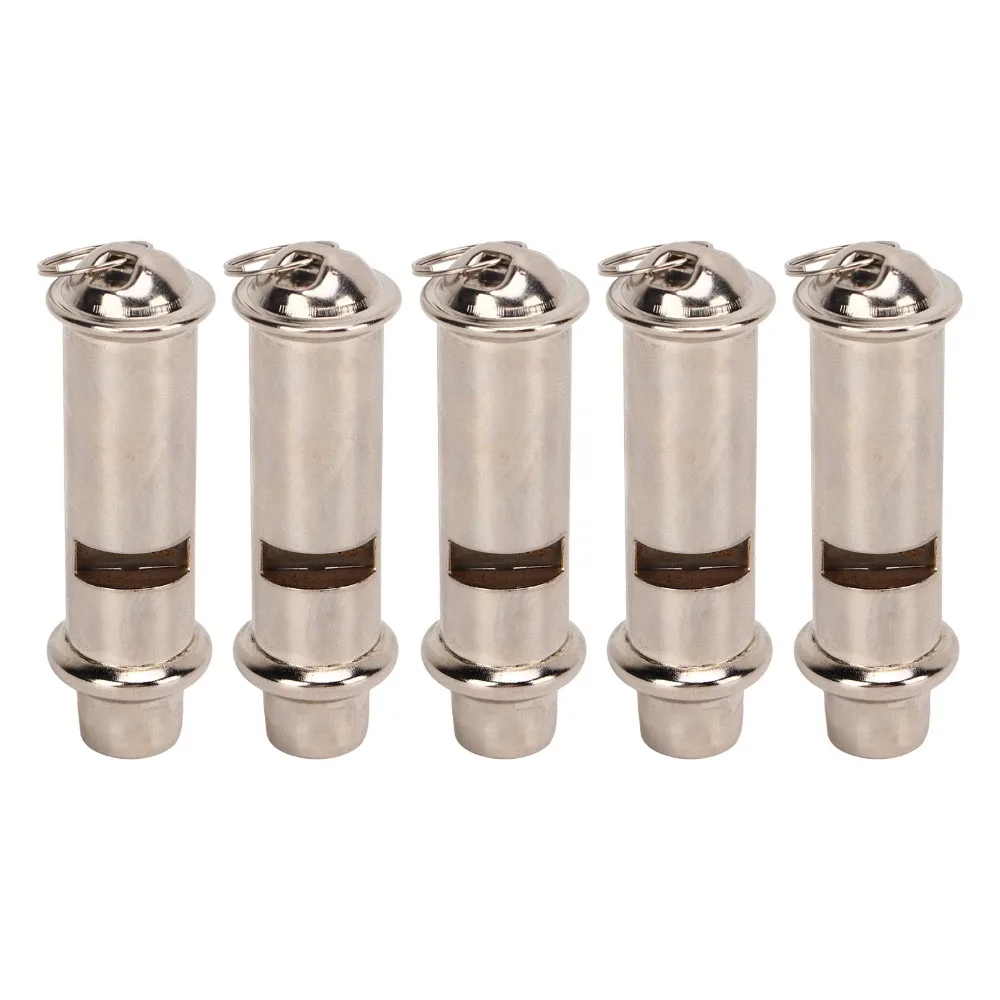 5pcs Metal Construction Stainless Steel Whistle Portable Design With Lanyard Security Whistle Sports Whistle Team Sports
5pcs Metal Construction Stainless Steel Whistle Portable Design With Lanyard Security Whistle Sports Whistle Team Sports