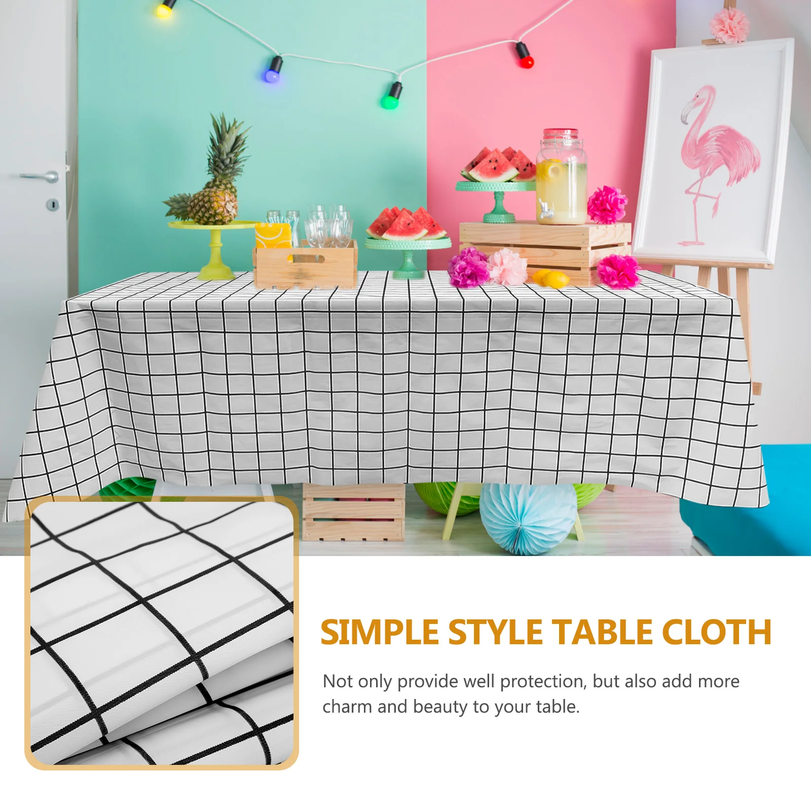 2pcs Waterproof Tablecloth Picnic Plaid Decorative Outdoor White Travel Foldable Easy Clean PEVA Material
2pcs Waterproof Tablecloth Picnic Plaid Decorative Outdoor White Travel Foldable Easy Clean PEVA Material
