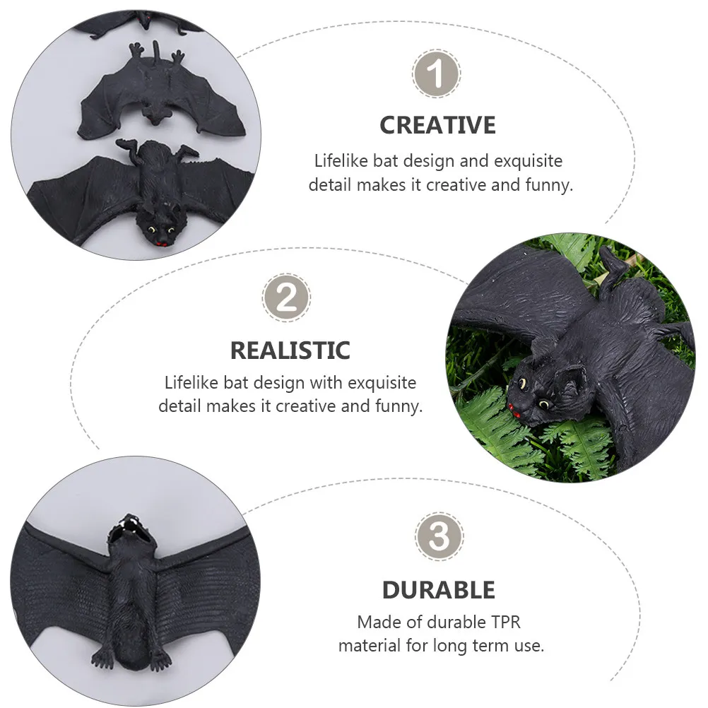 4Pcs Simulation Bat Halloween Prank Props Scary Festival Decor Haunted House Bat Props Artificial Haunted House Prop
4Pcs Simulation Bat Halloween Prank Props Scary Festival Decor Haunted House Bat Props Artificial Haunted House Prop